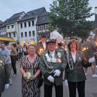 König Klaus mit Königin